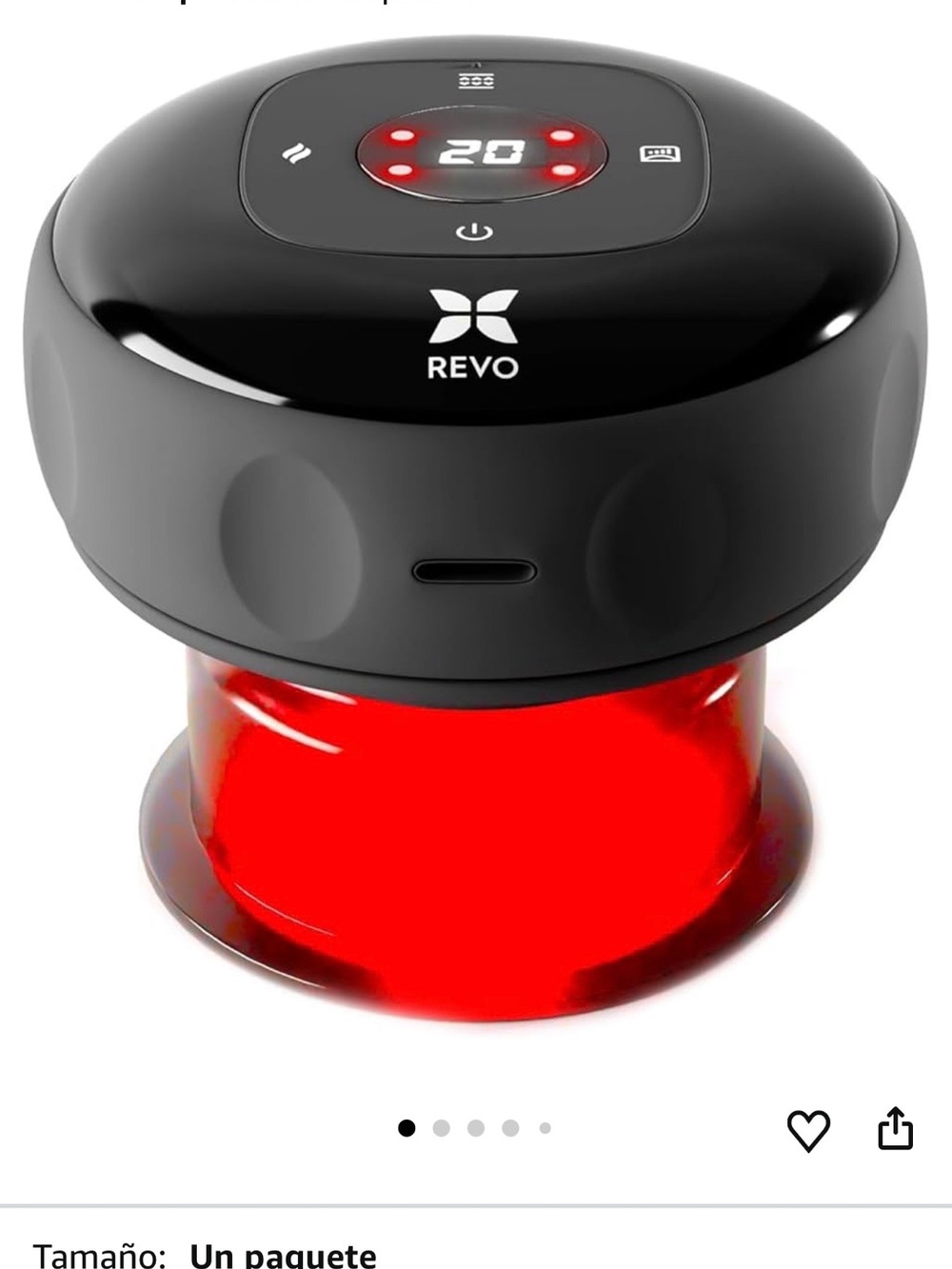 Revo Black Massage Cupping Device + Soothing Cream new